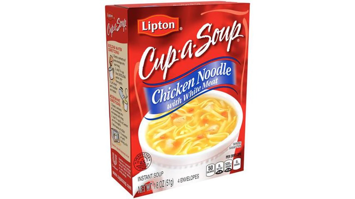 Chicken Noodle Lipton Cup-a-Soup Instant Soup Mix