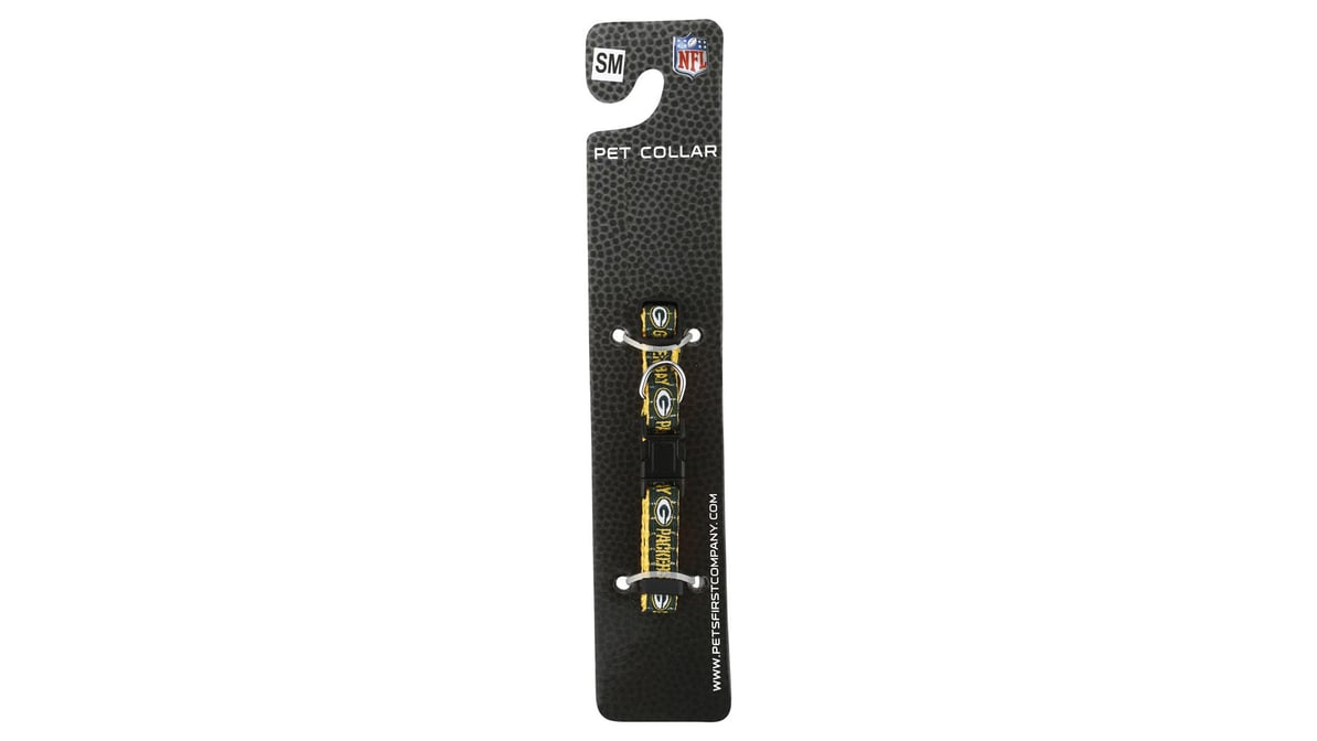 Green Bay Packers Dog Collar | Pets First Small