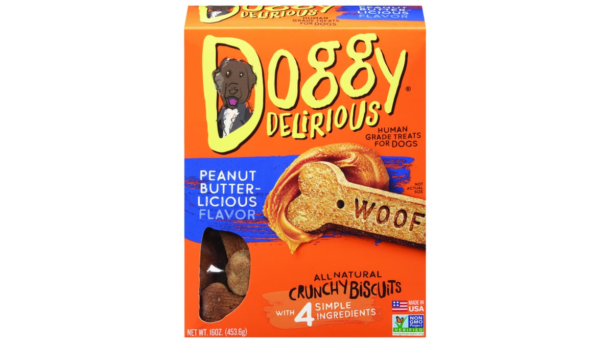 Doggy delirious peanut butter bones best sale