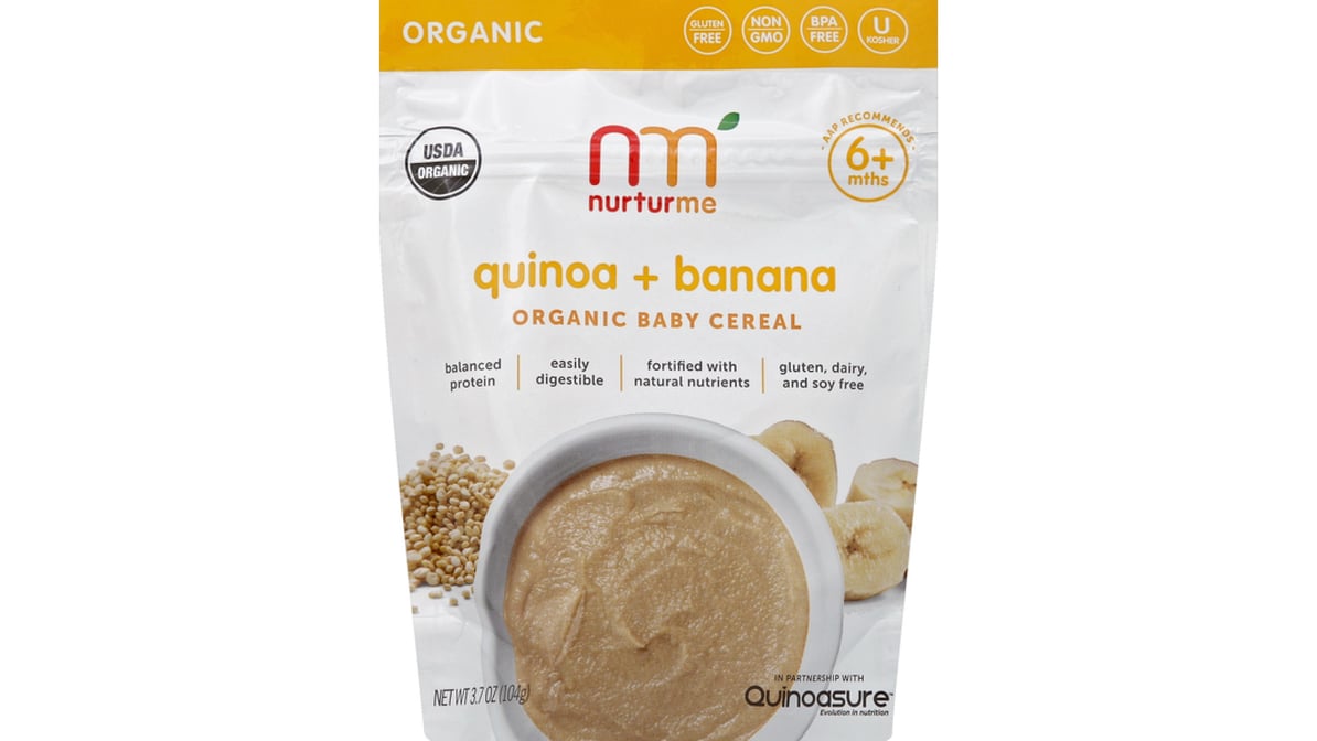 Organic quinoa fashion baby cereal