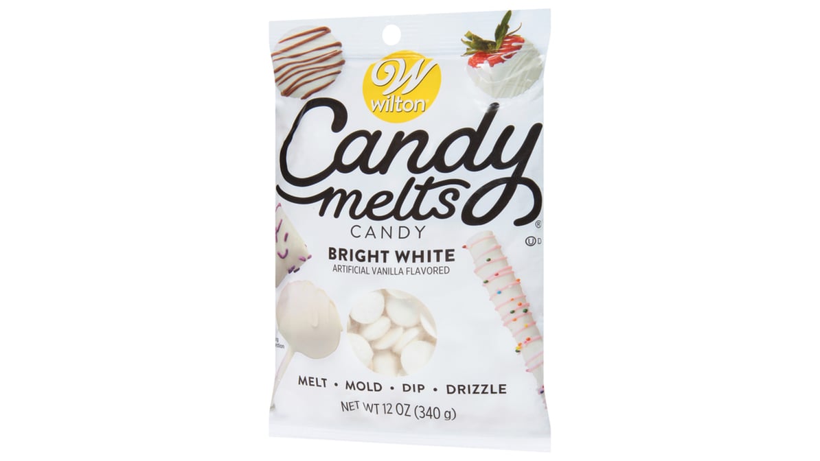 Wilton Candy Melts Flavored 12Oz Bright White, Vanilla