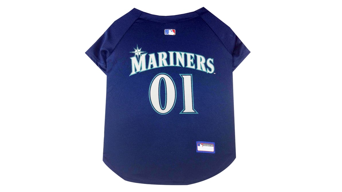 Pets First MLB Seattle Mariners Mesh Jersey for Dogs and Cats - Licensed  Soft Poly-Cotton Sports Jersey - Medium 