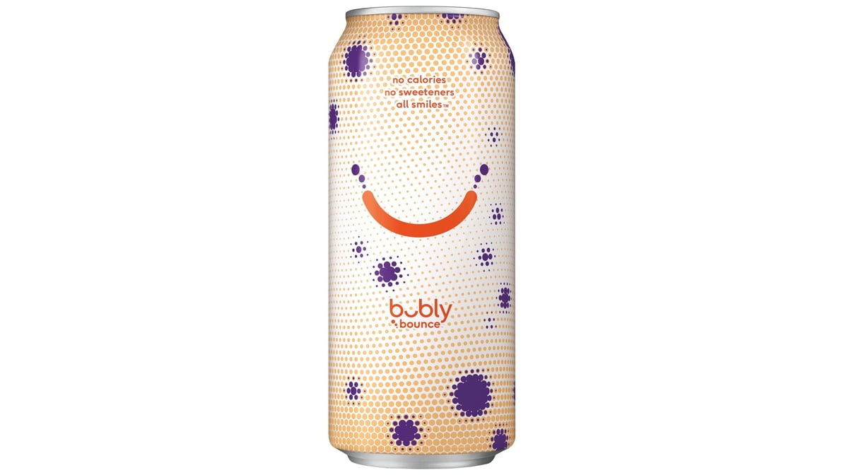 Bubly Bounce Caffeinated Mango Passionfruit Sparkling Water Can (16 oz) |  Delivery Near Me - Doordash