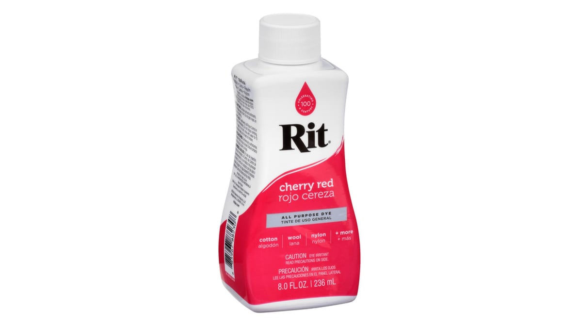 New Rit All-Purpose Liquid Dye Cherry Red