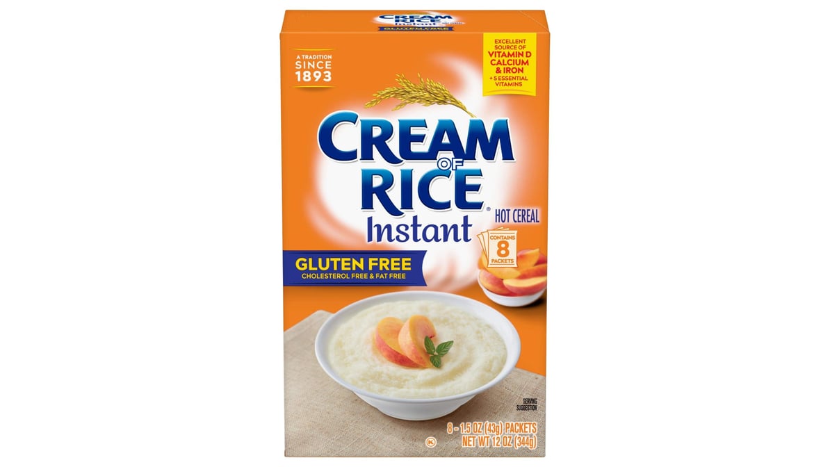 Cream Of Rice Instant Hot Cereal (1.5 oz x 8 ct) | Delivery Near Me -  Doordash