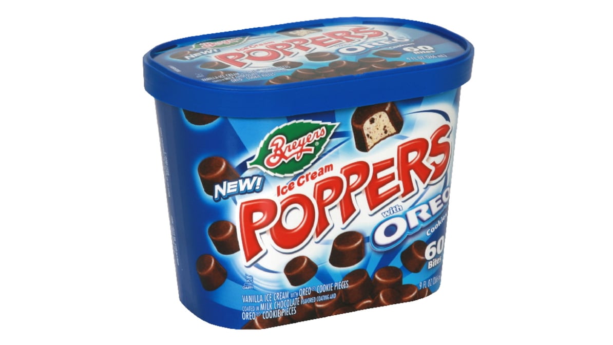 Breyers Vanilla Ice Cream Poppers With Oreo Cookies (9 Oz) 