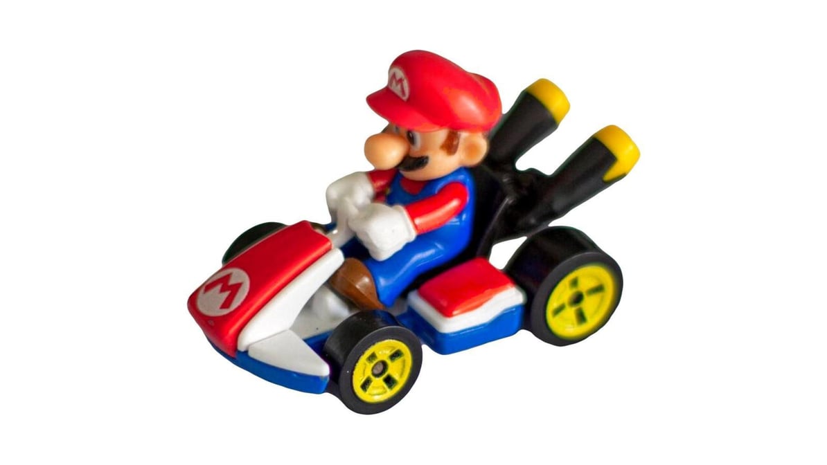 Hot Wheels Mario Kart Mario, Standard Kart Vehicle 