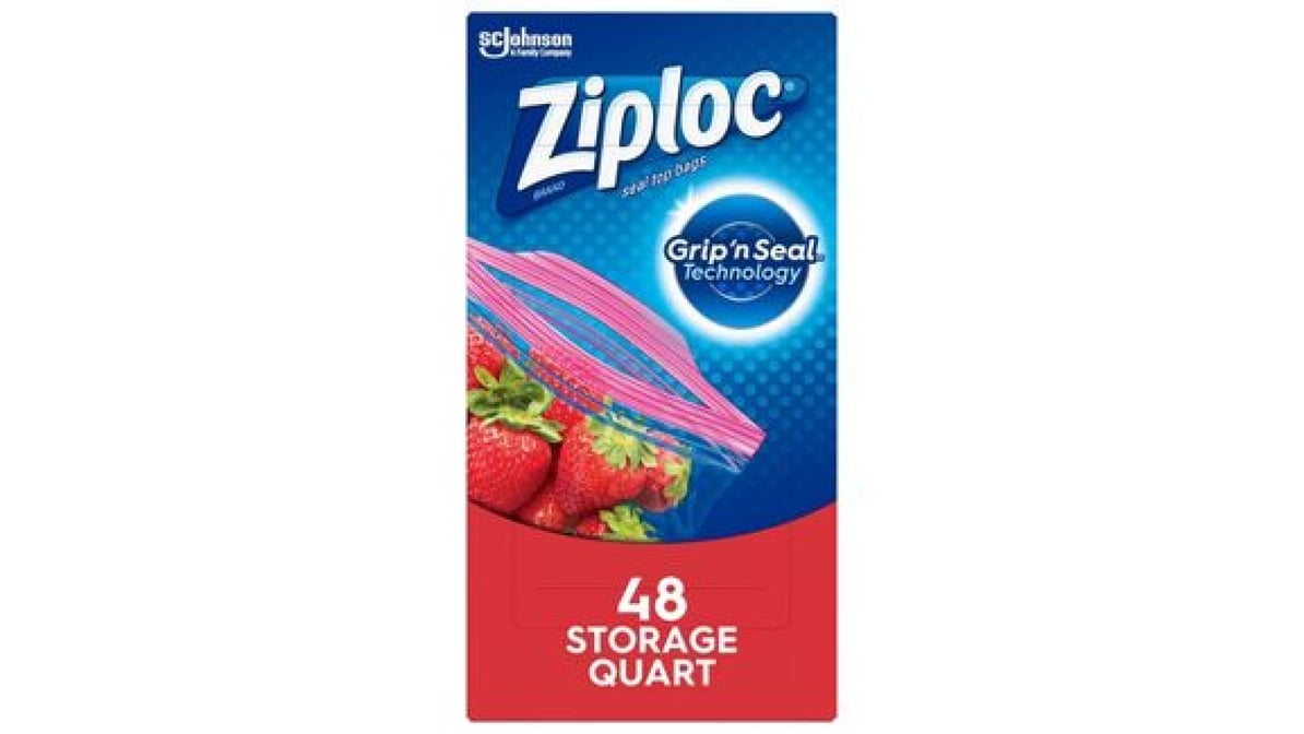 Ziploc Quart Seal Top Storage Bags (48 ct) Delivery - DoorDash