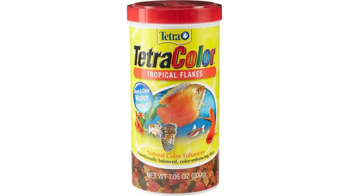 Tetra shops color tropical flakes