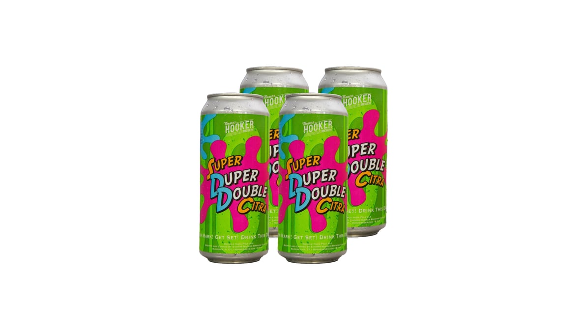 Thomas Hooker Brewery Super Duper Double Citra IPA Cans (16 oz x 4 ct) |  Delivery Near Me - Doordash