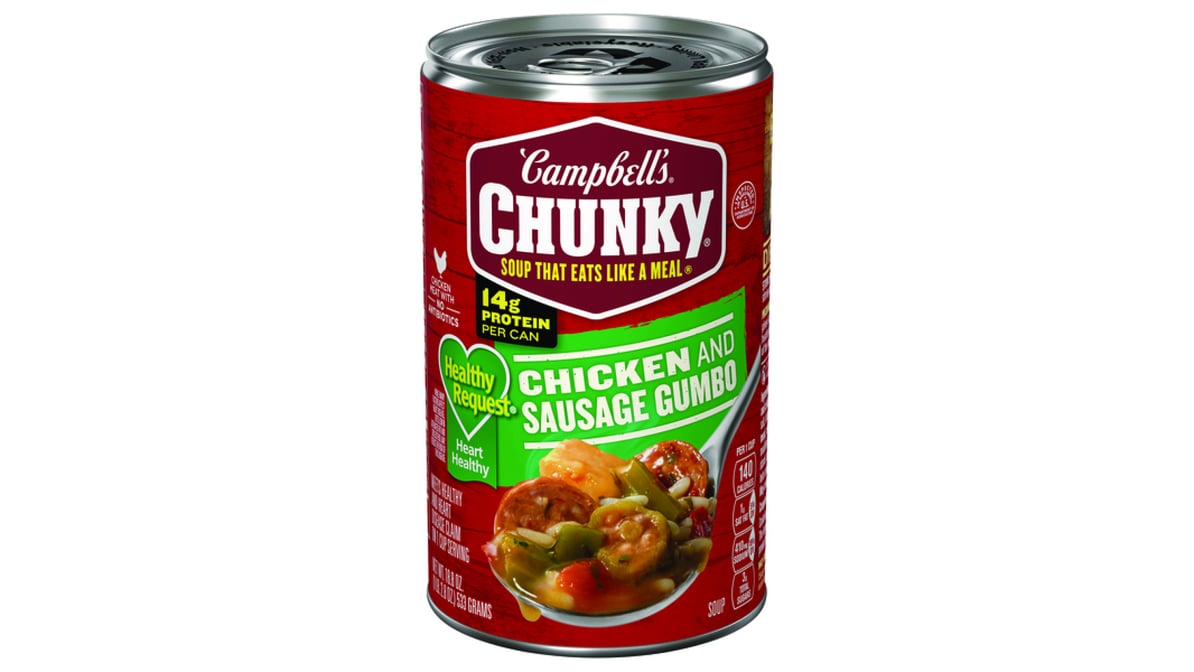 Campbell's Chunky Chicken and Sausage Gumbo Soup