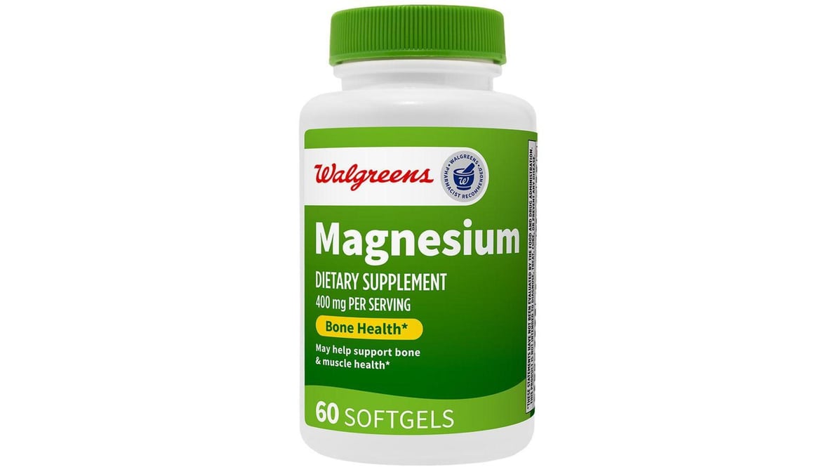 Walgreens Magnesium 400 Mg Softgels 60 Ct Delivery Near Me Doordash 9520