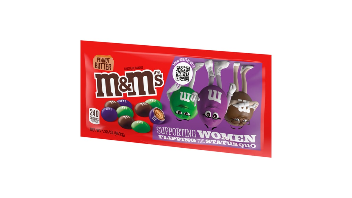 M&M'S Limited Edition Peanut Butter Chocolate Candy - Purple