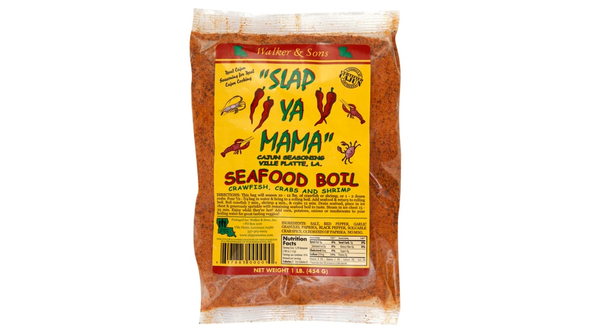 Slap Ya Mama Cajun Seasoning, Seafood Boil - 1 lb