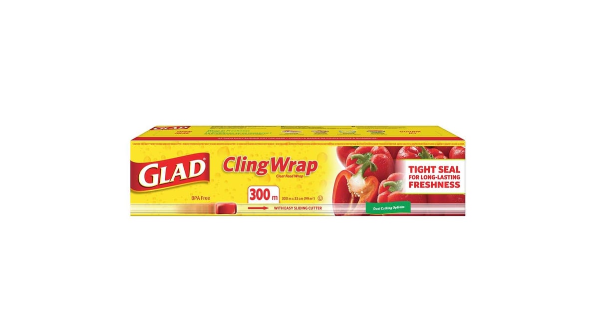 Glad Wrap Cling 300' Delivery - DoorDash