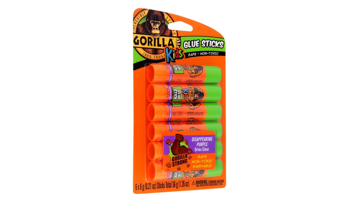 Gorilla Kids Glue Sticks (6 ct) Delivery - DoorDash