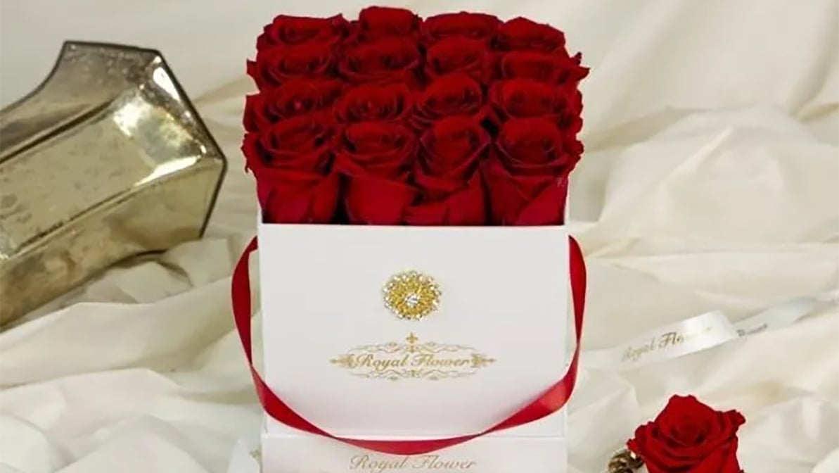 Will you be my girlfriend - J'adore Velour Collection- Eternity Roses last  3 years