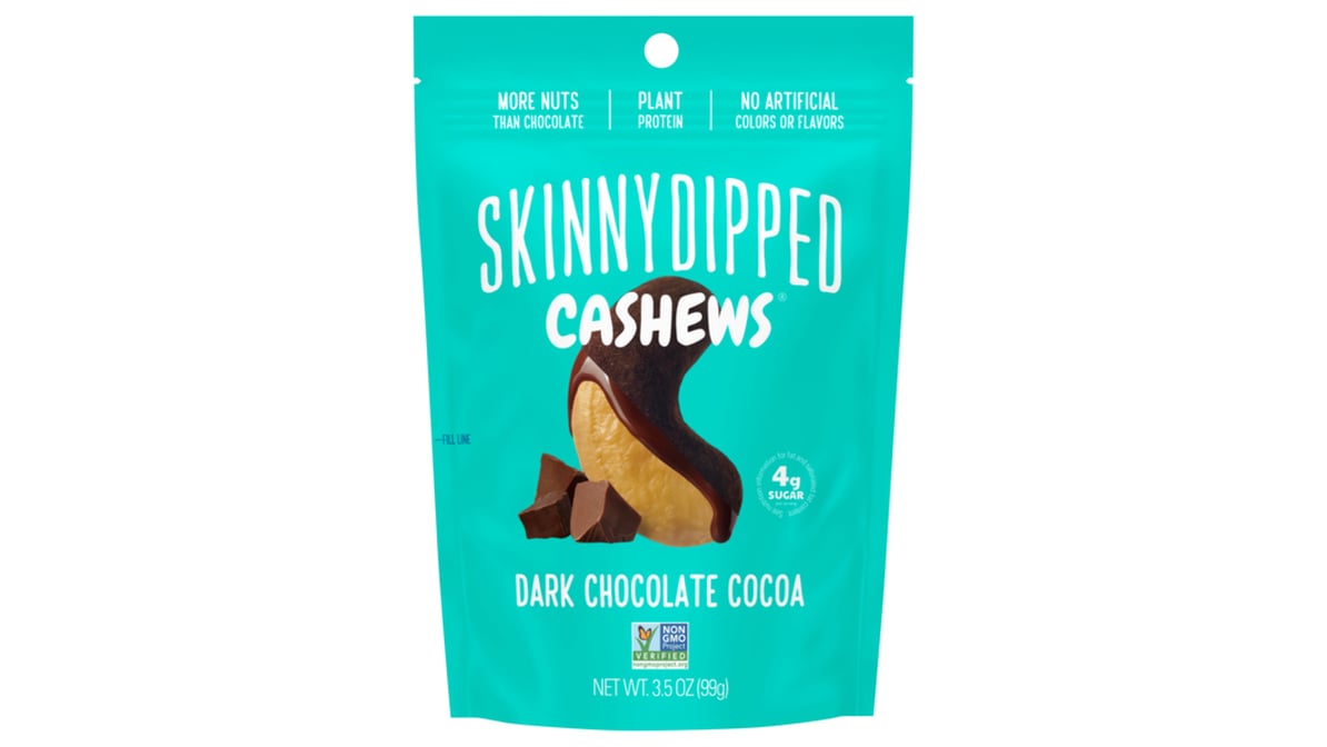 Skinny Dipped Dark Chocolate Cocoa Coated Cashews (3.5 oz) | Delivery Near  Me - Doordash