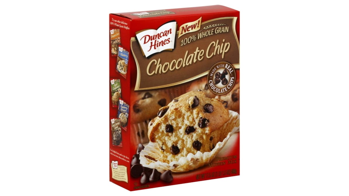 Duncan Hines Premium Muffin Mix Chocolate Chip (17.5 oz) | Delivery Near Me  - Doordash