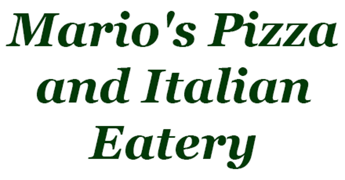 Mario's Pizza and Italian Eatery (315 Ocean Street)