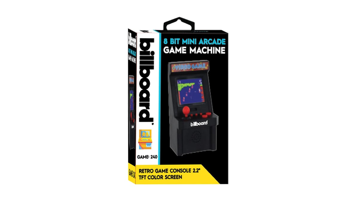 billboard 8 bit mini arcade machine