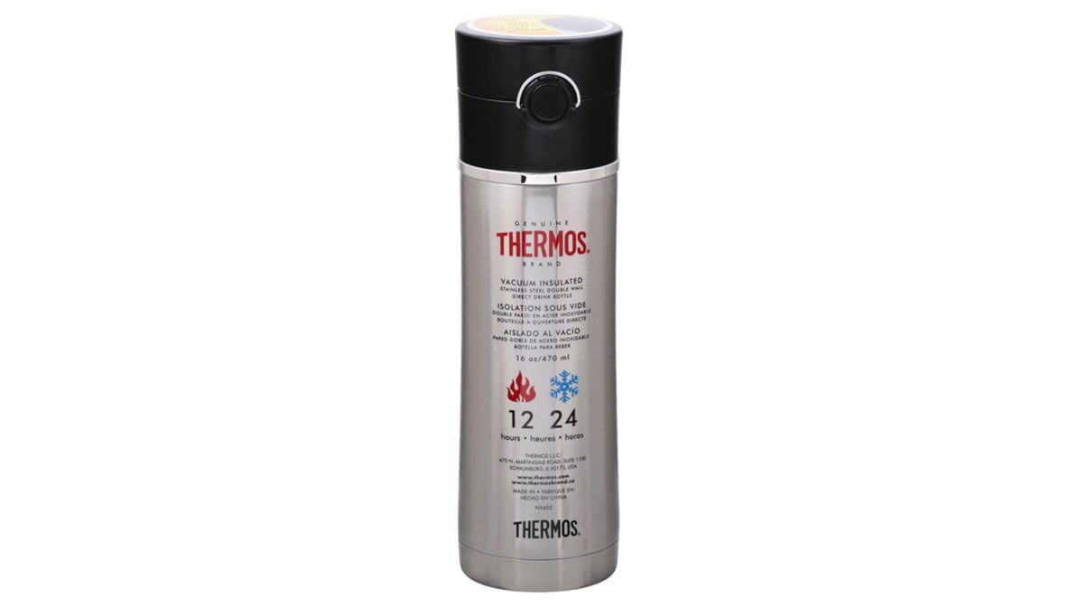  THERMOS 16oz Stainless Steel Direct Drink Bottle