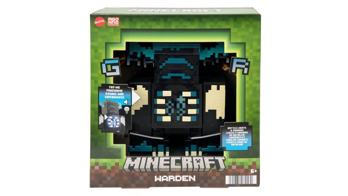 Minecraft Warden Figure [Light & Sound]