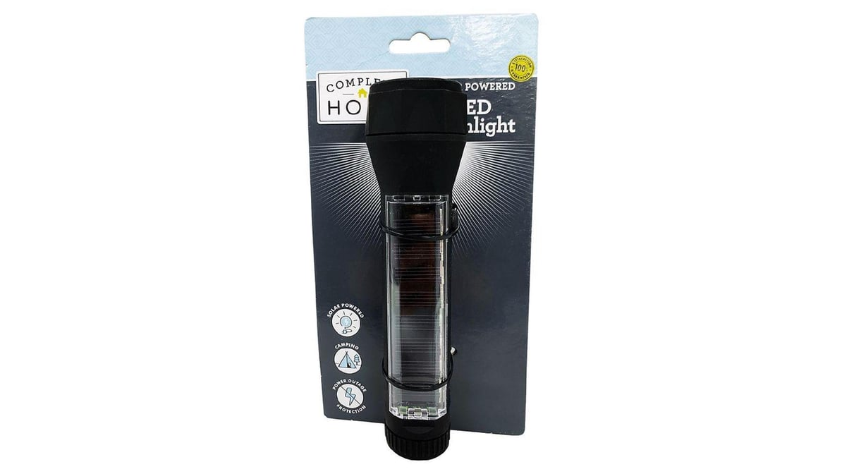 Complete Home Solar Powered Flashlight
