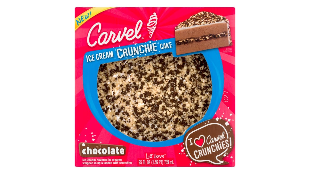 Carvel Lil' Love Crunchie Ice Cream Cakes Chocolate 20 oz