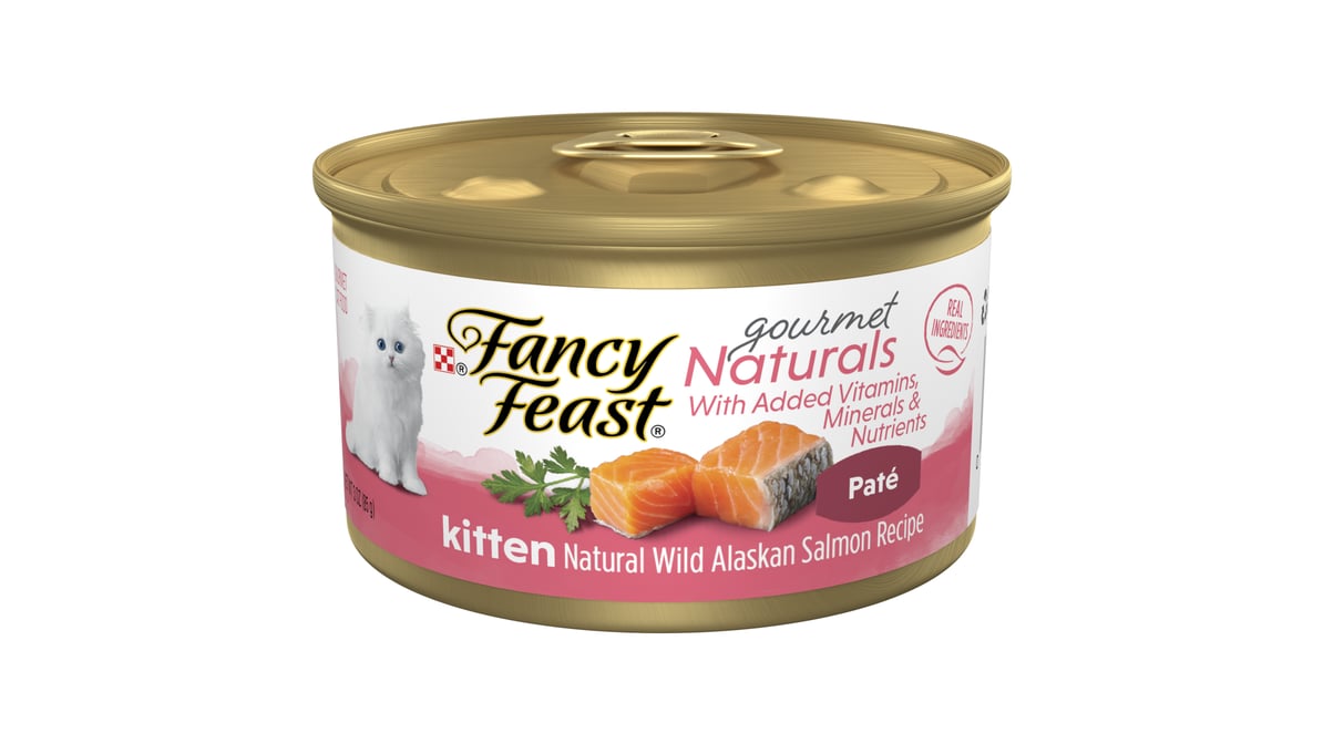 Fancy feast outlet kitten salmon