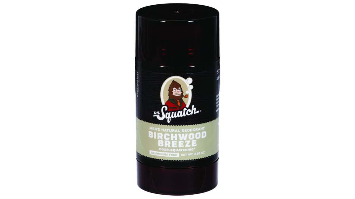 Dr. Squatch Natural Deodorant, Birchwood Breeze, 2.65 oz