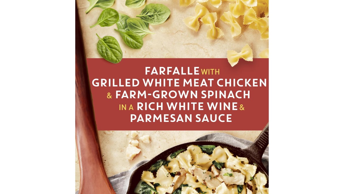 Bertolli Frozen Skillet Meals Family Size Chicken Florentine & Farfalle ...