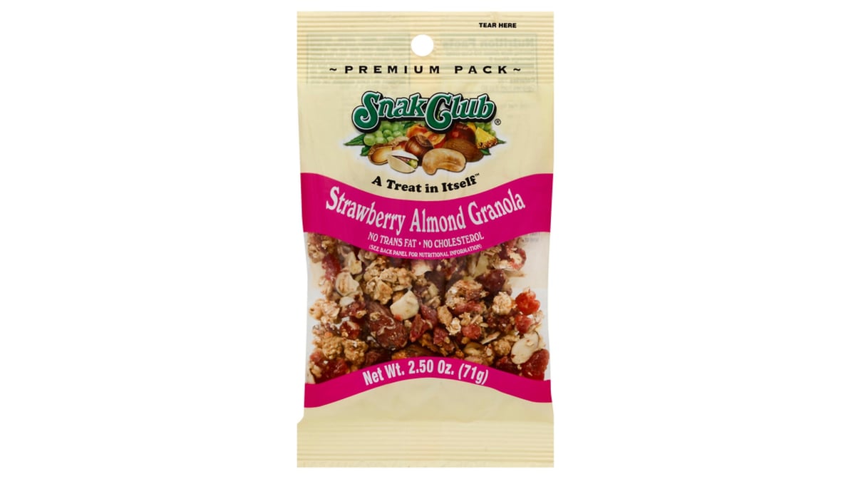 Snak Club Granola Strawberry Almond (2.5 oz) | Delivery Near Me - Doordash