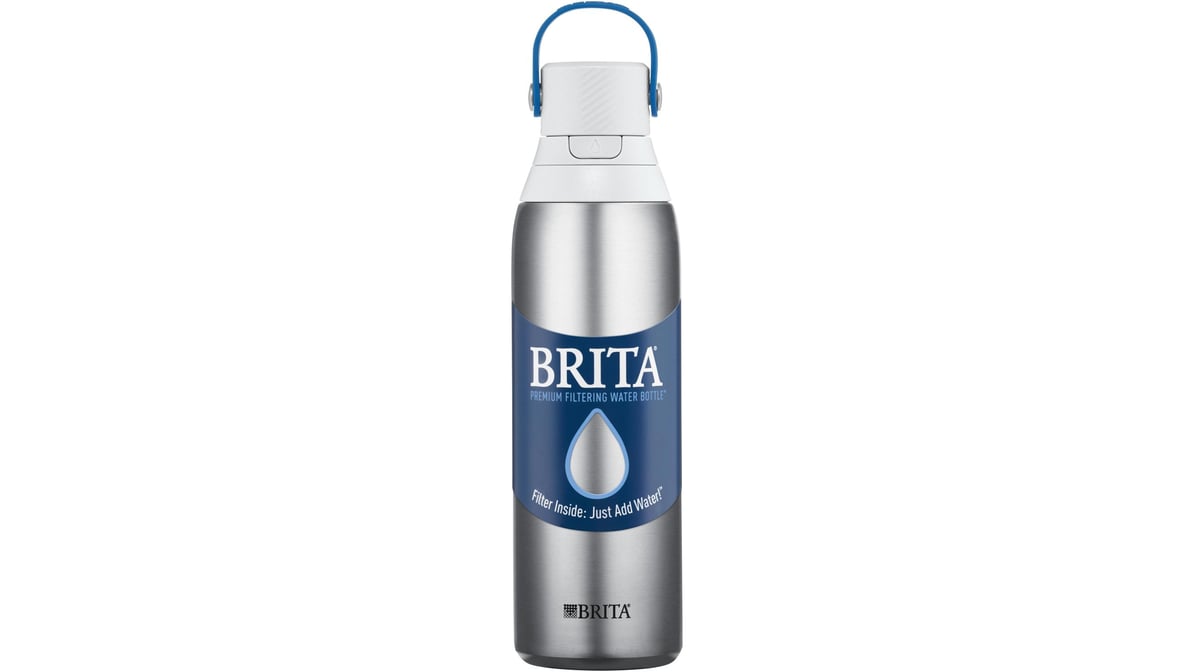 Brita 20 oz Stainless Steel Premium Double Insulated Water Bottle