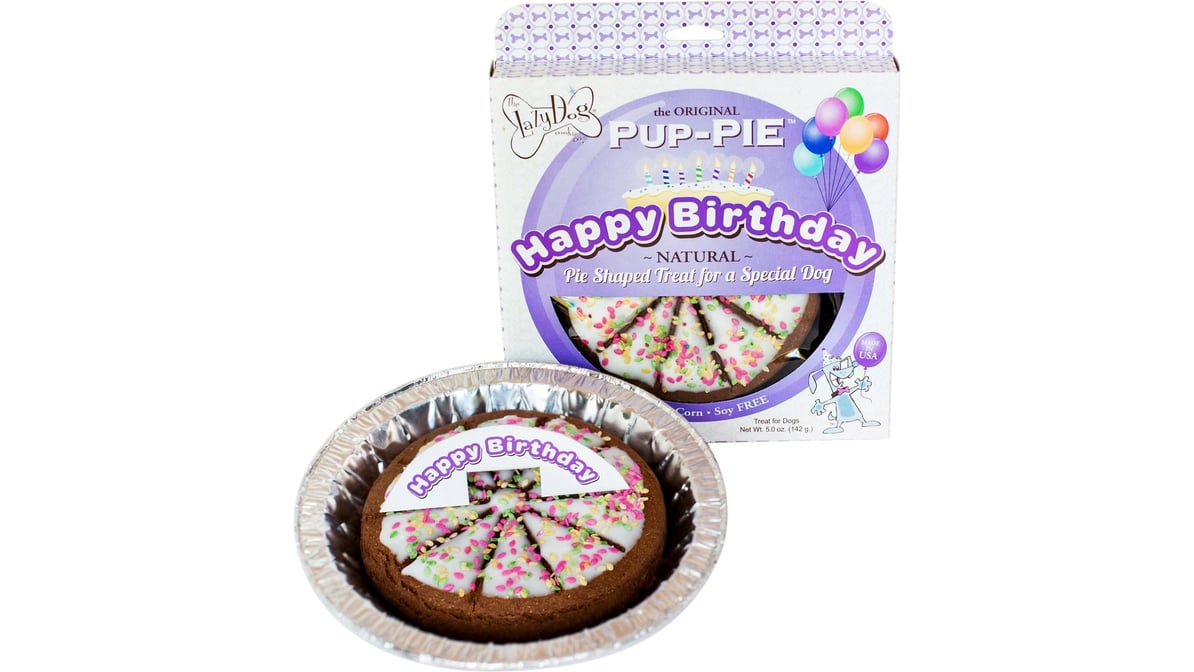 Dog birthday pie fashion