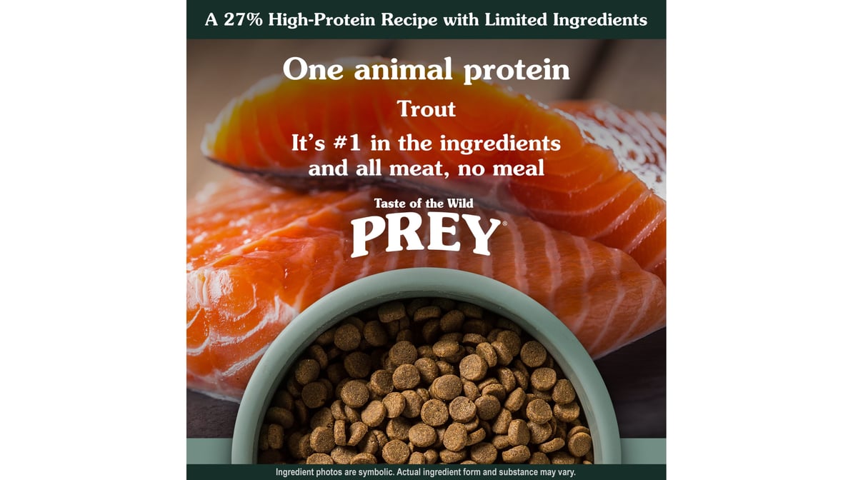 Prey dog food outlet trout