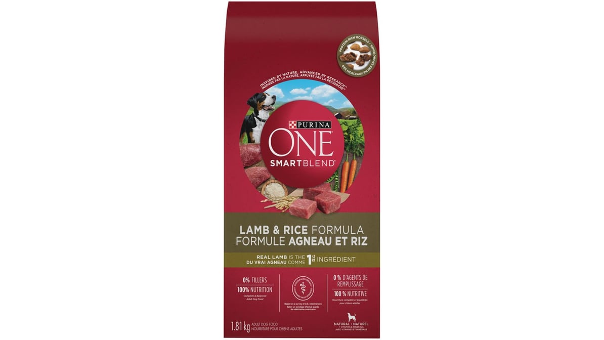 Is purina one lamb and rice a good dog food best sale