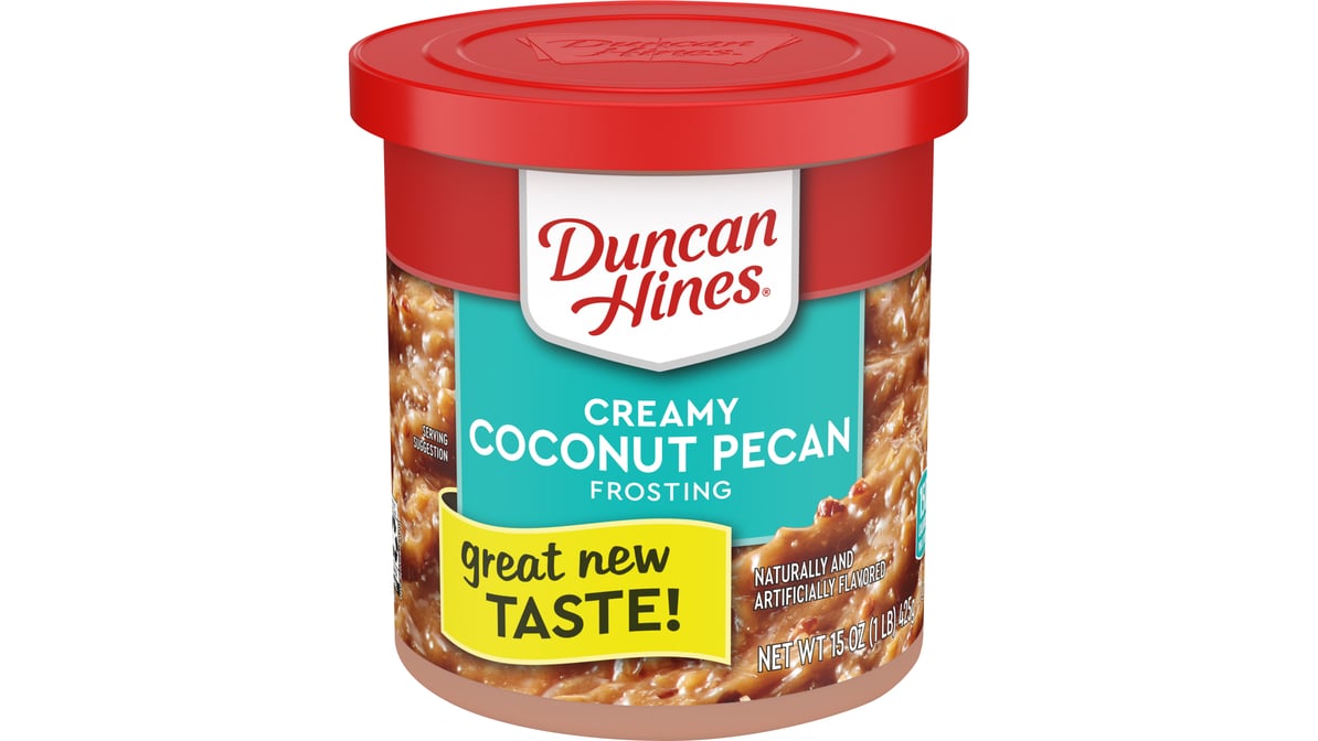 Duncan Hines Creamy Coconut Pecan Frosting (15 oz) | Delivery Near Me -  Doordash