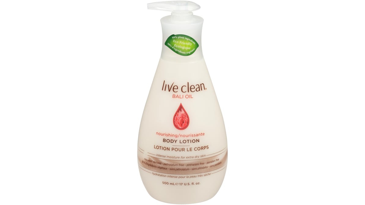 Live Clean Bali Oil Nourishing Body Lotion (17 oz) | Delivery Near Me -  Doordash