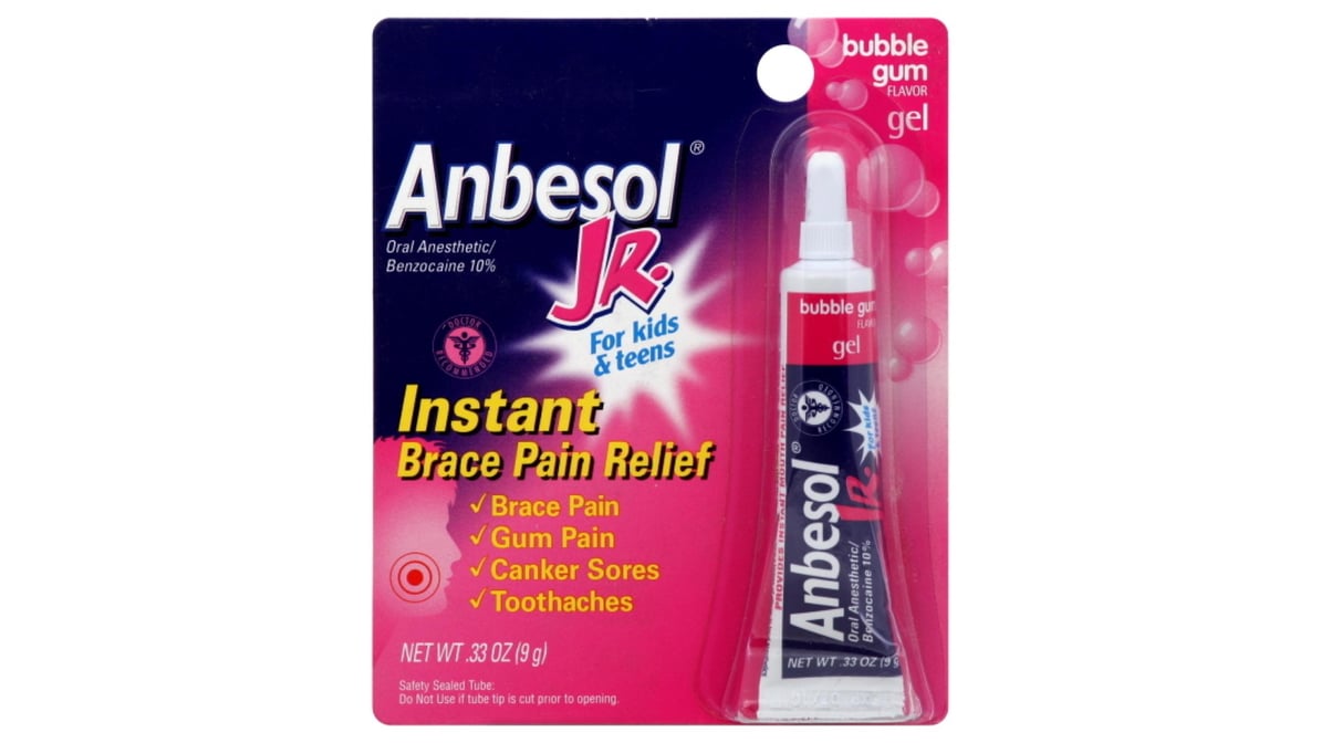 Anbesol Oral Pain Relief Anesthetic Gel Bubble Gum (0.33 oz) | Delivery  Near Me - Doordash