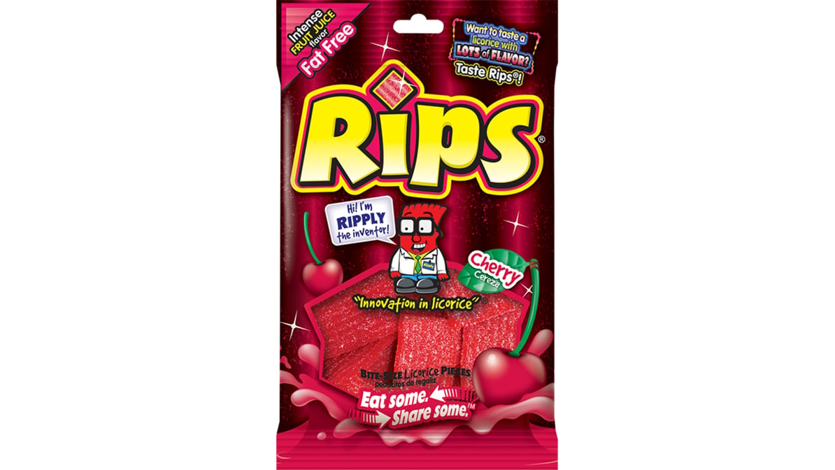 Rips Cherry Licorice Candy (3.5 oz) | Delivery Near Me - Doordash