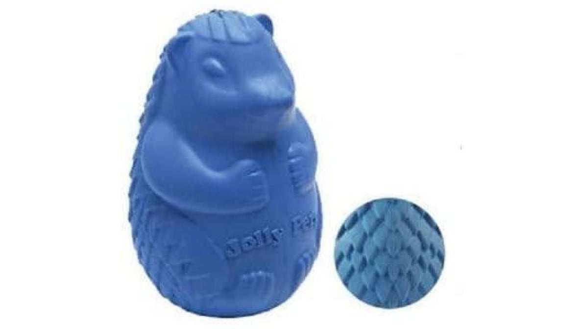 Fashion blue hedgehog dog toy