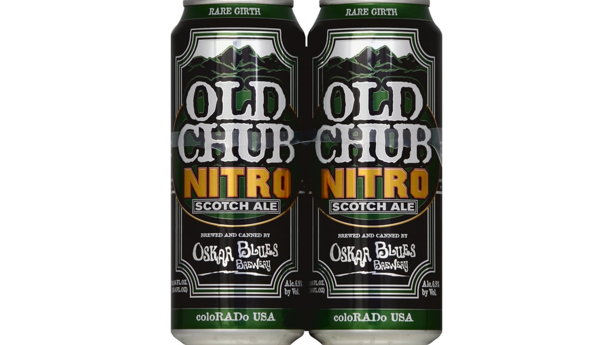 Oskar Blues Brewery Old Chub Nitro Scotch Ale Cans (16.4 oz x 4 ct) |  Delivery Near Me - Doordash