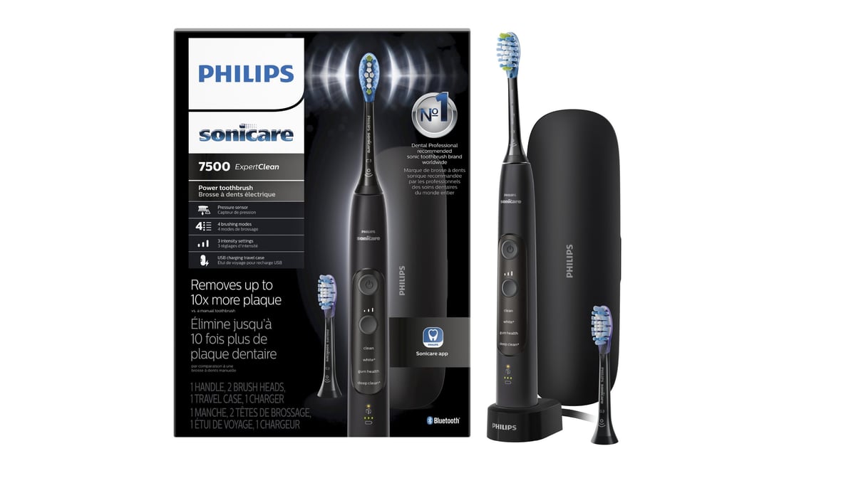 Philips Expert Clean 7500 Toothbrush Black | Delivery Near Me - Doordash