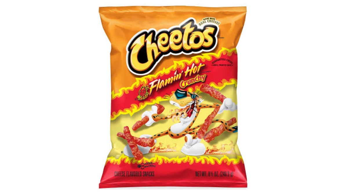 NEW CHEETOS CRUNCHY CHIPS PARTY SIZE 15 OZ BAG CHEESE FLAVORED SNACKS