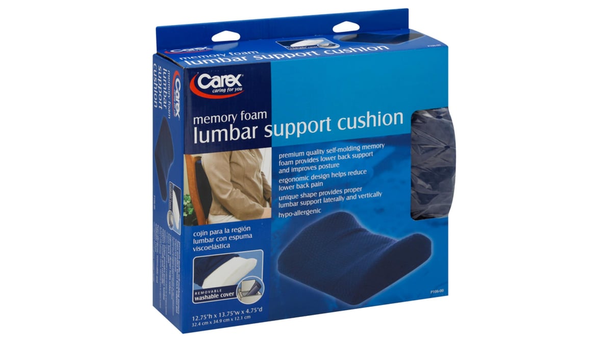 Carex lumbar shop support cushion