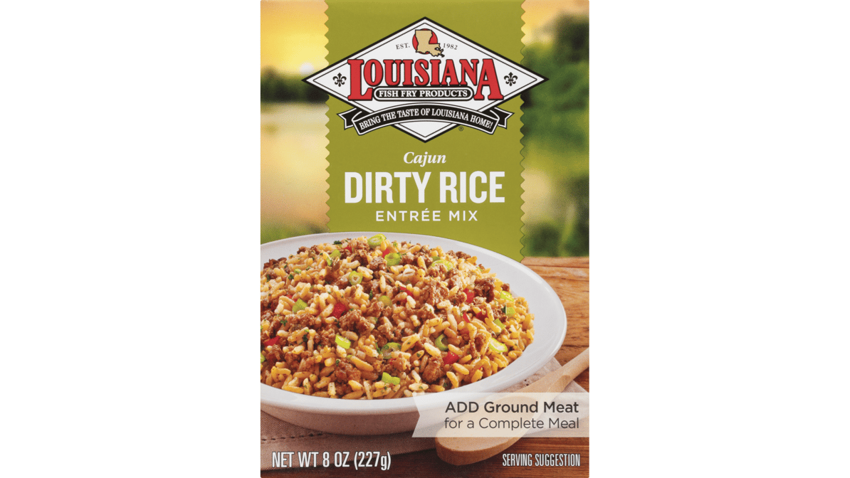 Louisiana Fish Fry Dirty Rice Entree Mix 8.0 oz box