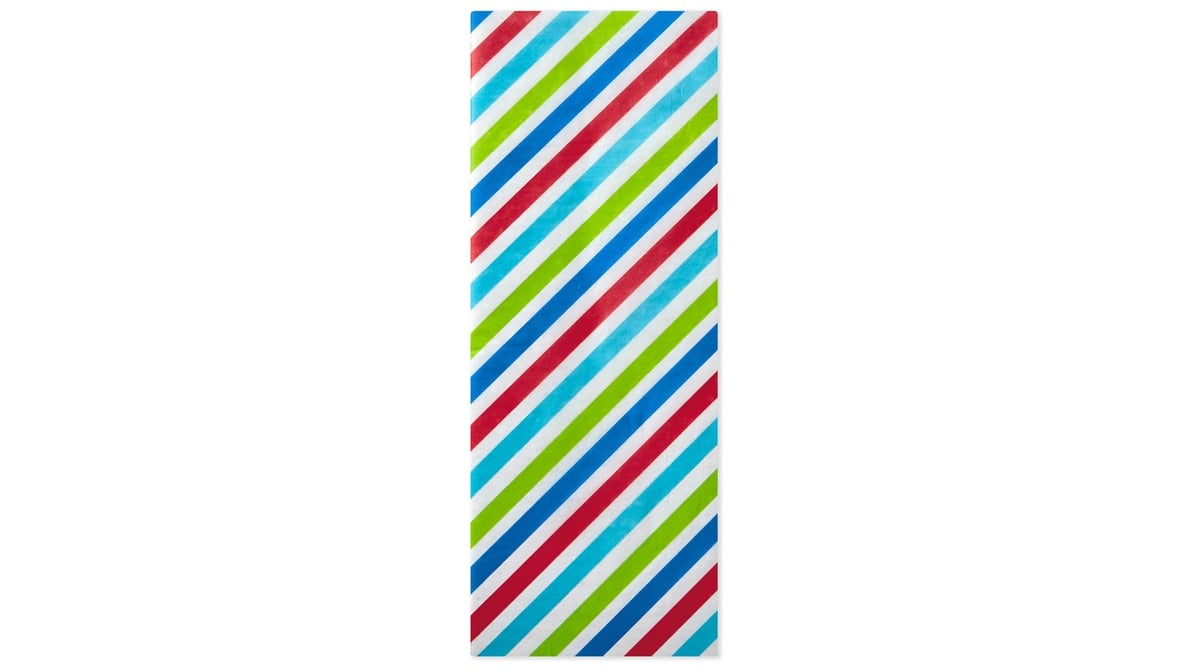 Hallmark Tissue Paper, Multicolor Stripes