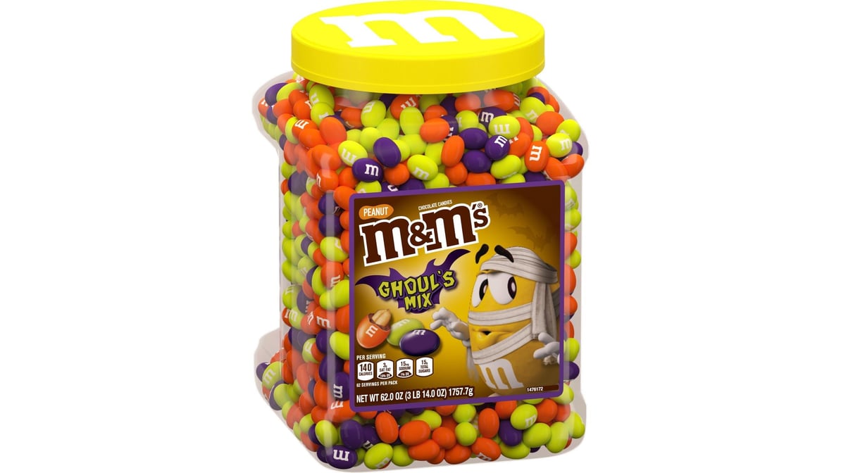 M&M's Chocolate Candy, Peanut, 62 Oz 
