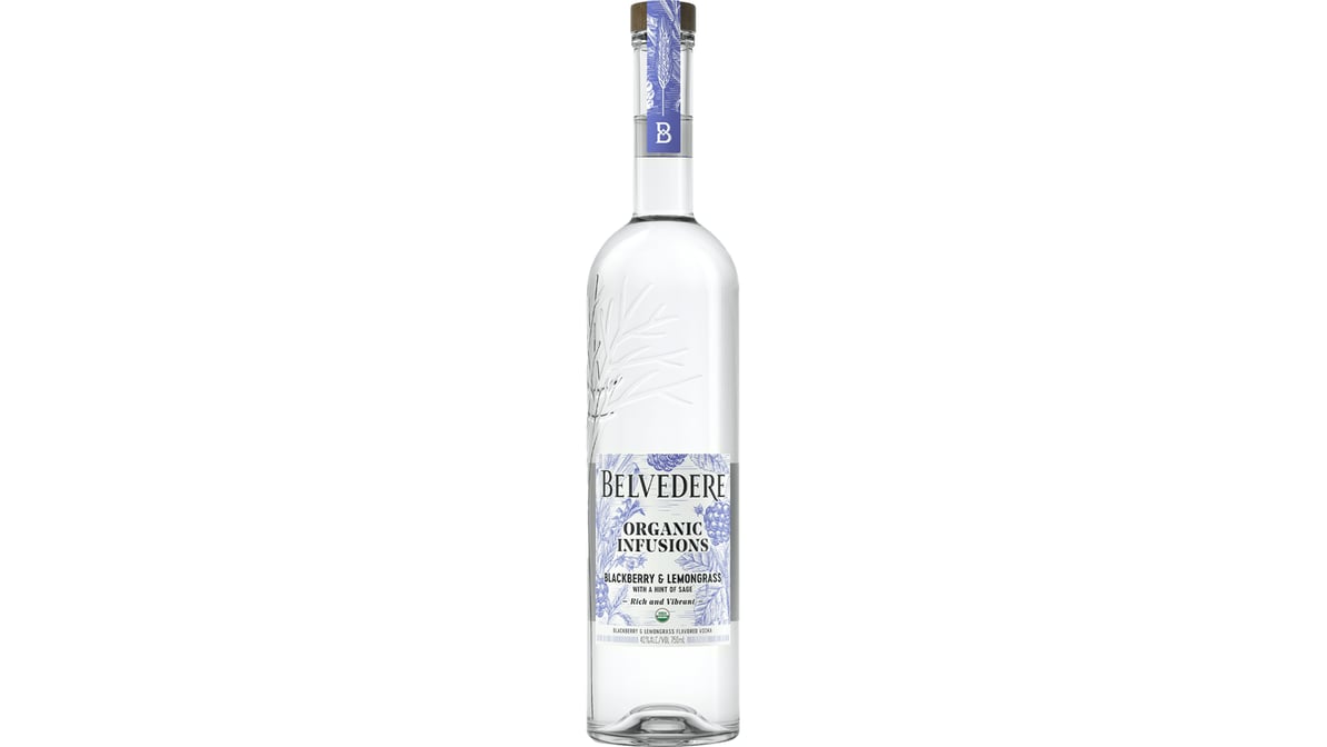 Belvedere Organic Infusions Blackberry & Lemongrass NV 750 ml.